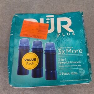 PUR PLUS Water Pitcher Replacement Filter 3-Pack CRF-950Z Blue Value Pack
